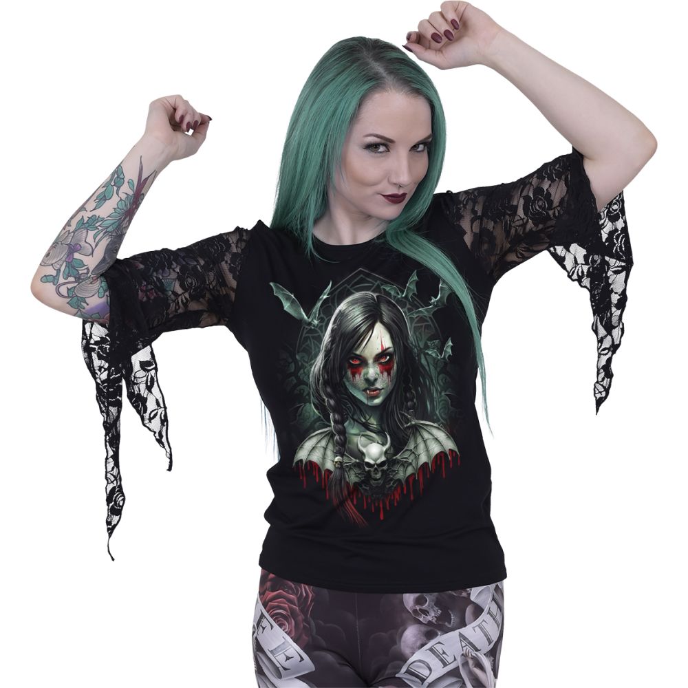 Spiral - Hallow'S Eve Longsleeve top - Zwart